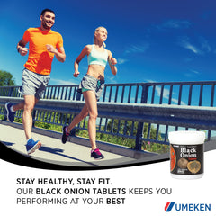 Umeken Black Onion antioxidant-rich formula may support daily wellness.