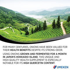 Umeken Black Onion tablets in hand for daily use.