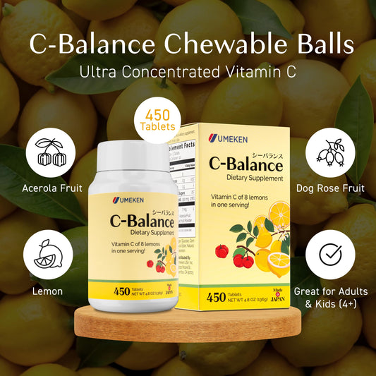 Umeken C-Balance closeup of chewy texture and vibrant lemon-acerola flavor