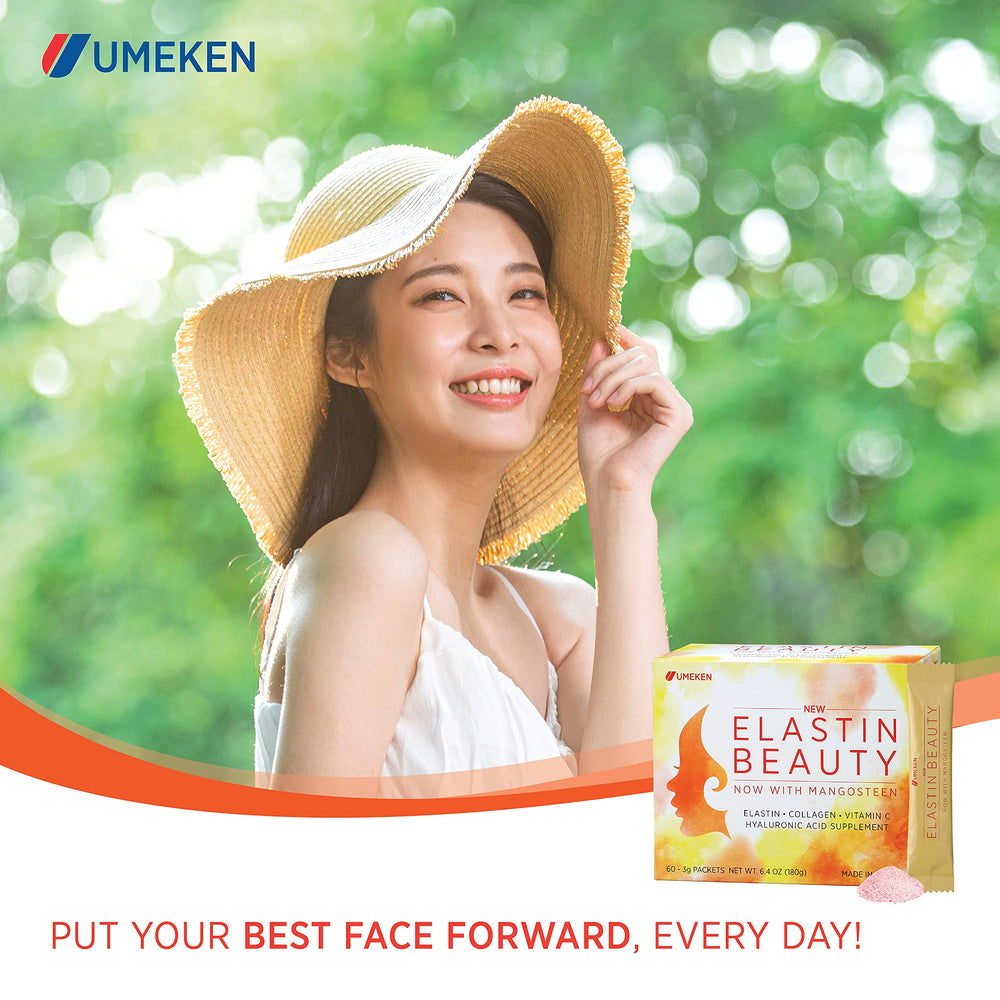 Daily use routine with Umeken Elastin Beauty Powder for wellness.