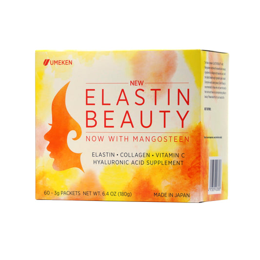 Umeken Elastin Beauty Powder packets ready for easy daily use.
