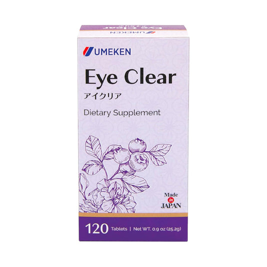 Umeken Eye Clear bottle front view, convenient daily eye support
