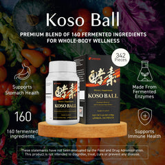 Umeken Koso Ball 3-step fermentation enhances nutrient availability
