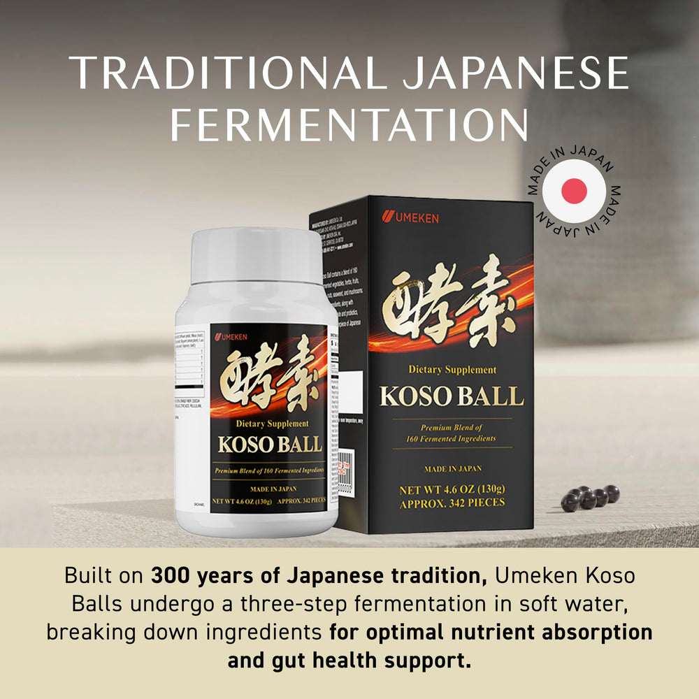 Umeken Koso Ball ceramic-pot fermentation preserves purity and potency
