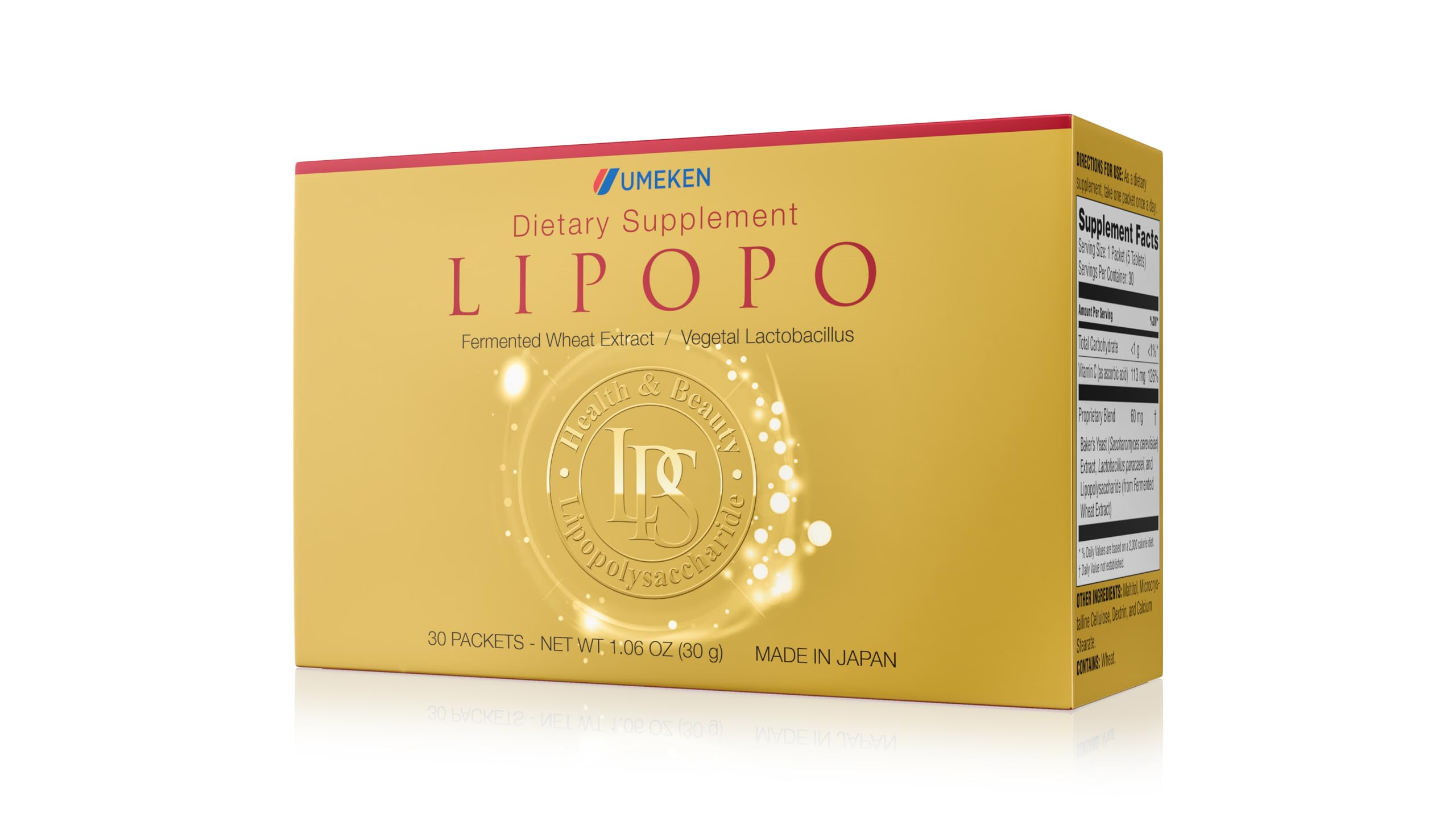 Umeken Lipopo daily packet for easy daily immune-support routine.