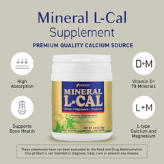 Close-up of Mineral L-Cal balls dissolving in hot tea for fast absorption.