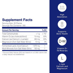 Great Salt Lake minerals featured in Umeken Mineral L-Cal blend.