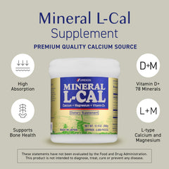 Umeken Mineral L-Cal packaging shows 3,600 balls for six months.