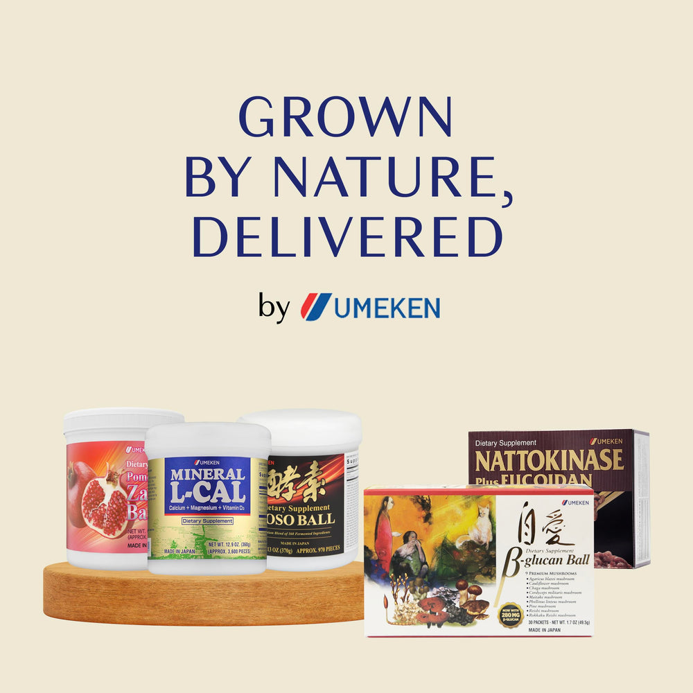 Umeken premium mushroom blend ingredients highlight quality from Japan