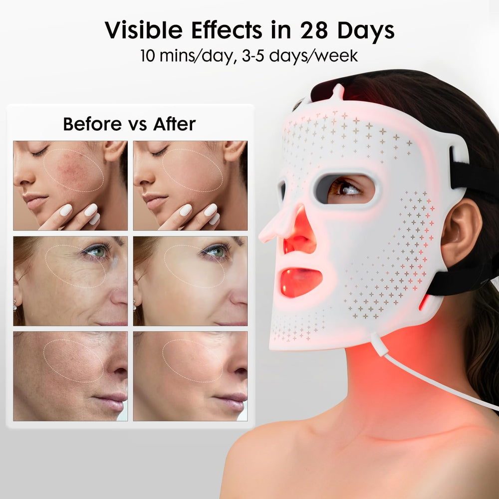 Umitec soft silicone mask offers skin-friendly comfort.