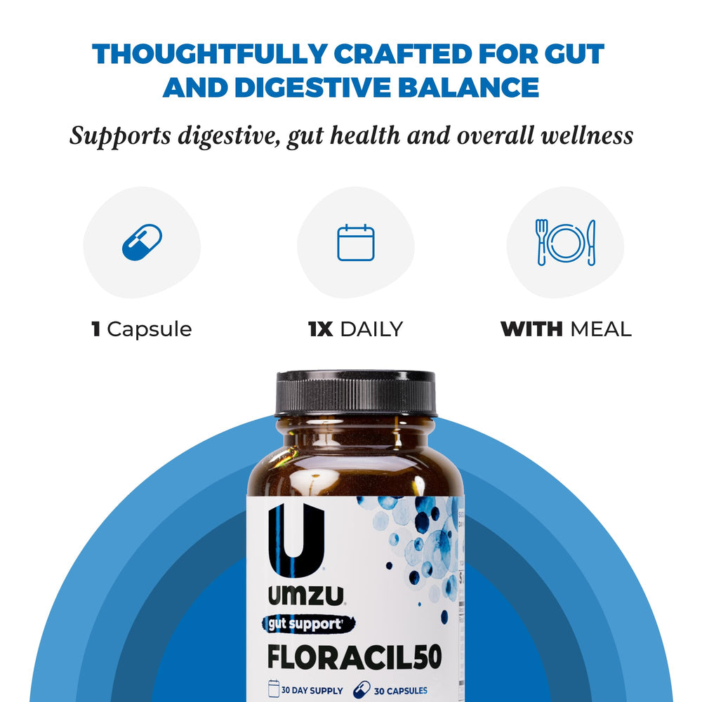 UMZU Floracil50 pour-and-dispense shot illustrates simple dosing