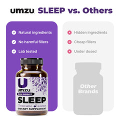 UMZU Sleep non-GMO label reinforces a clean supplement choice