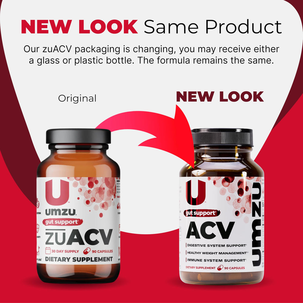 Graphic depicting immune support and gut health with UMZU zuACV.