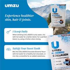 UMZU zuCollagen bottle on kitchen counter for daily use