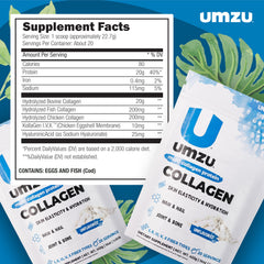 UMZU zuCollagen chocolate powder adds flavor with a protein boost.