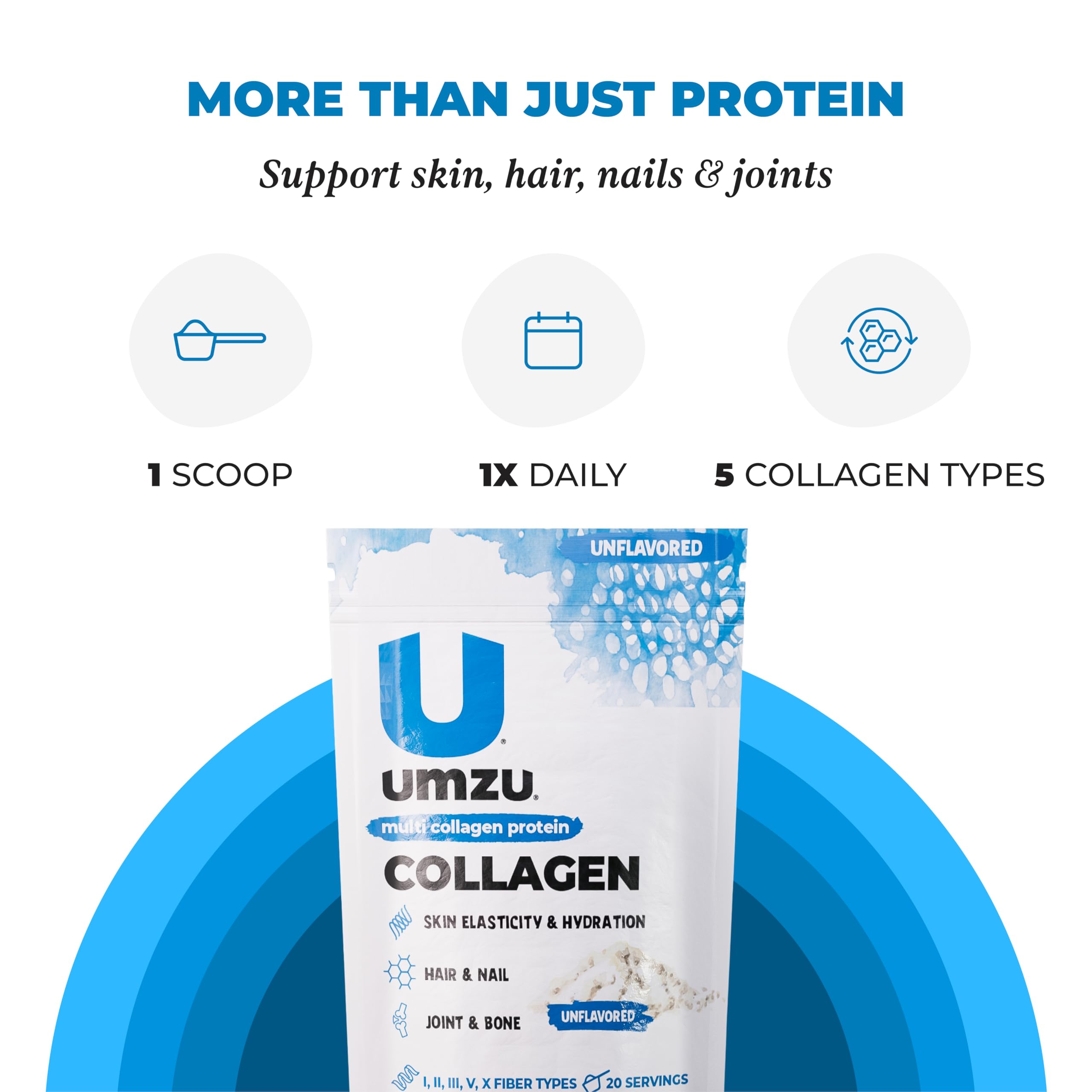 UMZU zuCollagen hot-cold mix fits into beverages anytime.