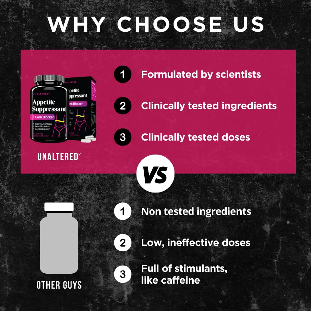 UNALTERED Appetite label info reveals glucomannan and chromium ingredients.