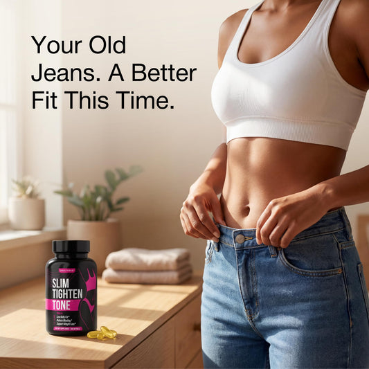 UNALTERED Belly Fat Burner capsules closeup showing easy-to-swallow softgel design