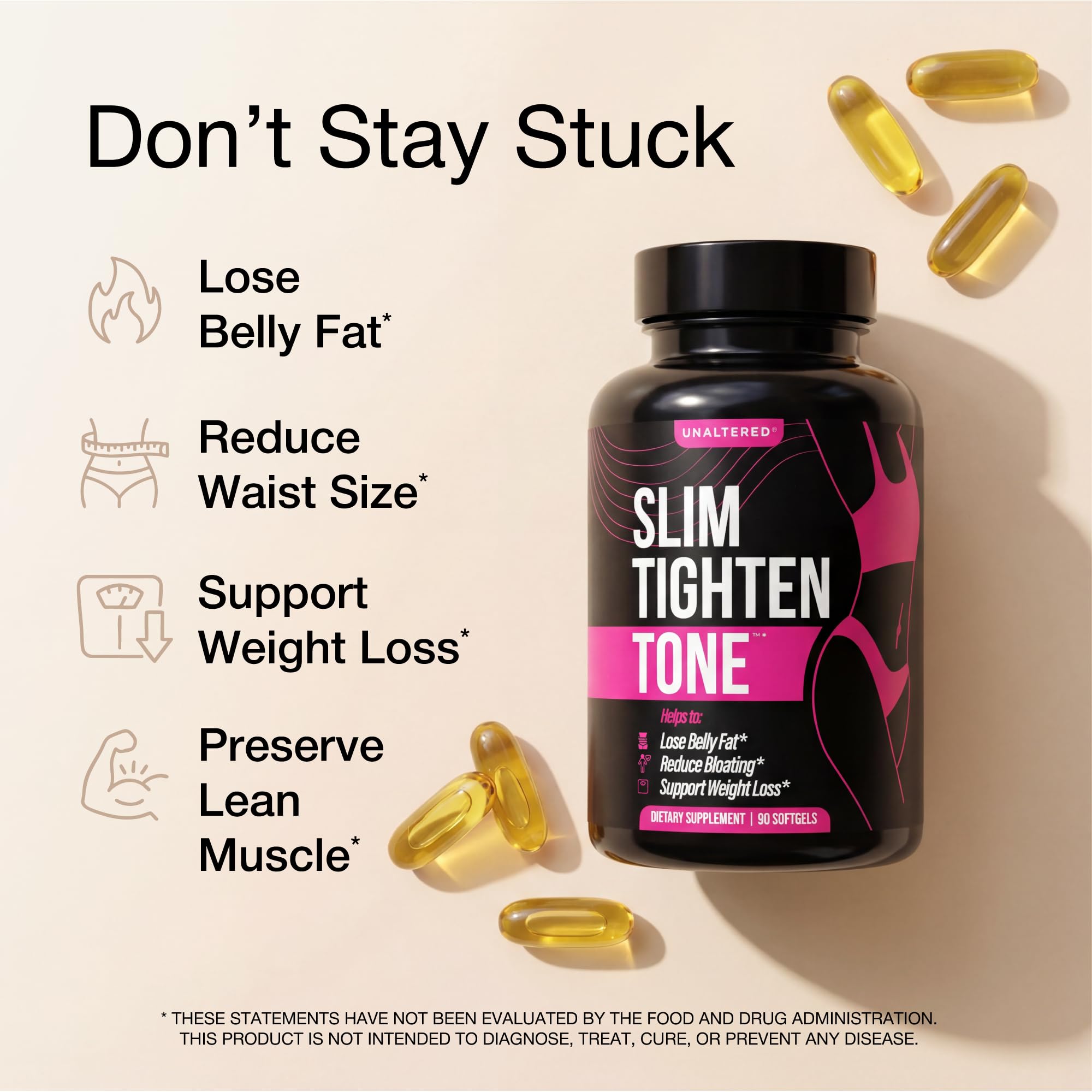 UNALTERED Belly Fat Burner woman exercising scene supporting fitness goals