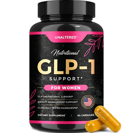 UNALTERED GLP-1 bottle on kitchen counter suggests everyday cravings support
