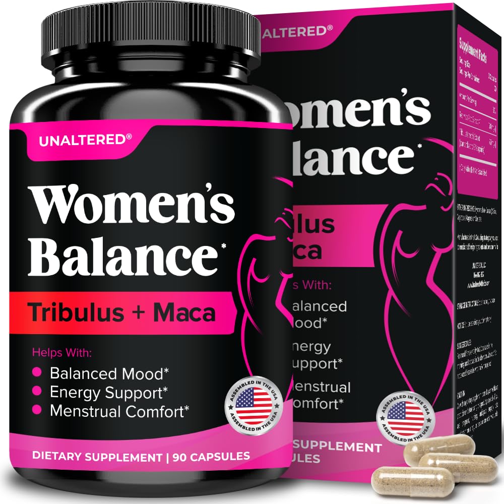UNALTERED Hormone Balance bottle with vegan capsules for daily energy and steady mood