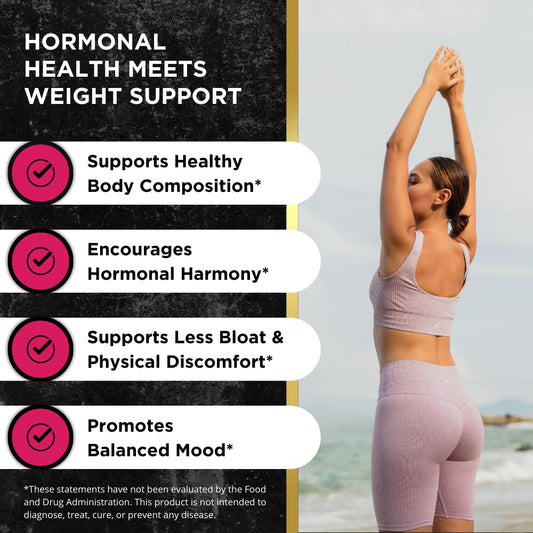 UNALTERED Hormone Balance capsules closeup indicating vegan formula