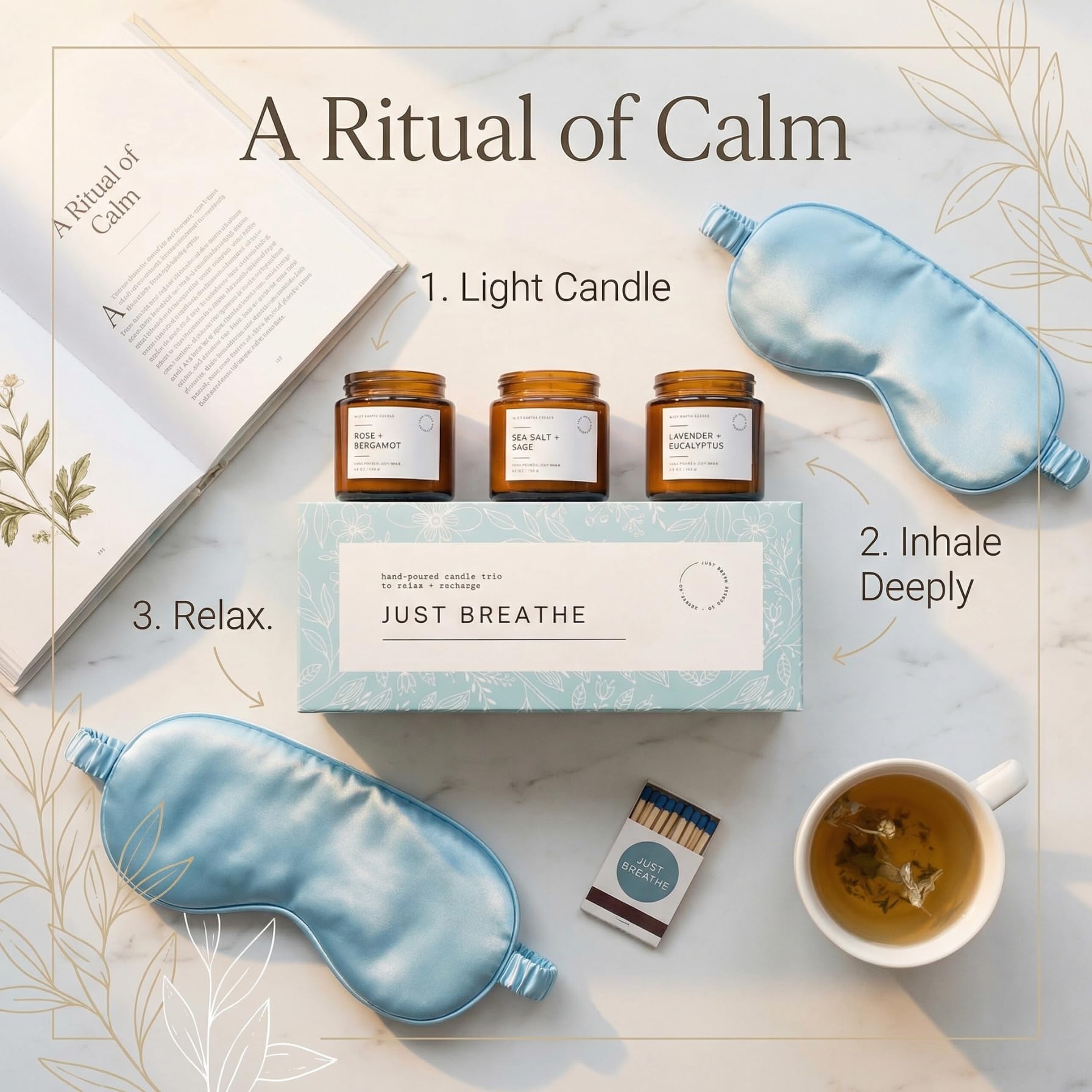 Unboxme Sandalwood candle creates a cozy, relaxing atmosphere.
