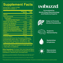 unbuzzd milk thistle and DHM blend highlighted in packaging