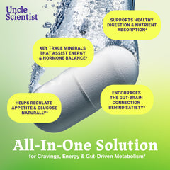 Uncle Scientist GLP-1 packaging front highlighting a full 30-day supply