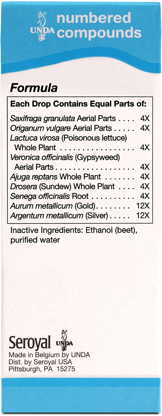 UNDA 16 Numbered Compounds pour shows convenient daily wellness use