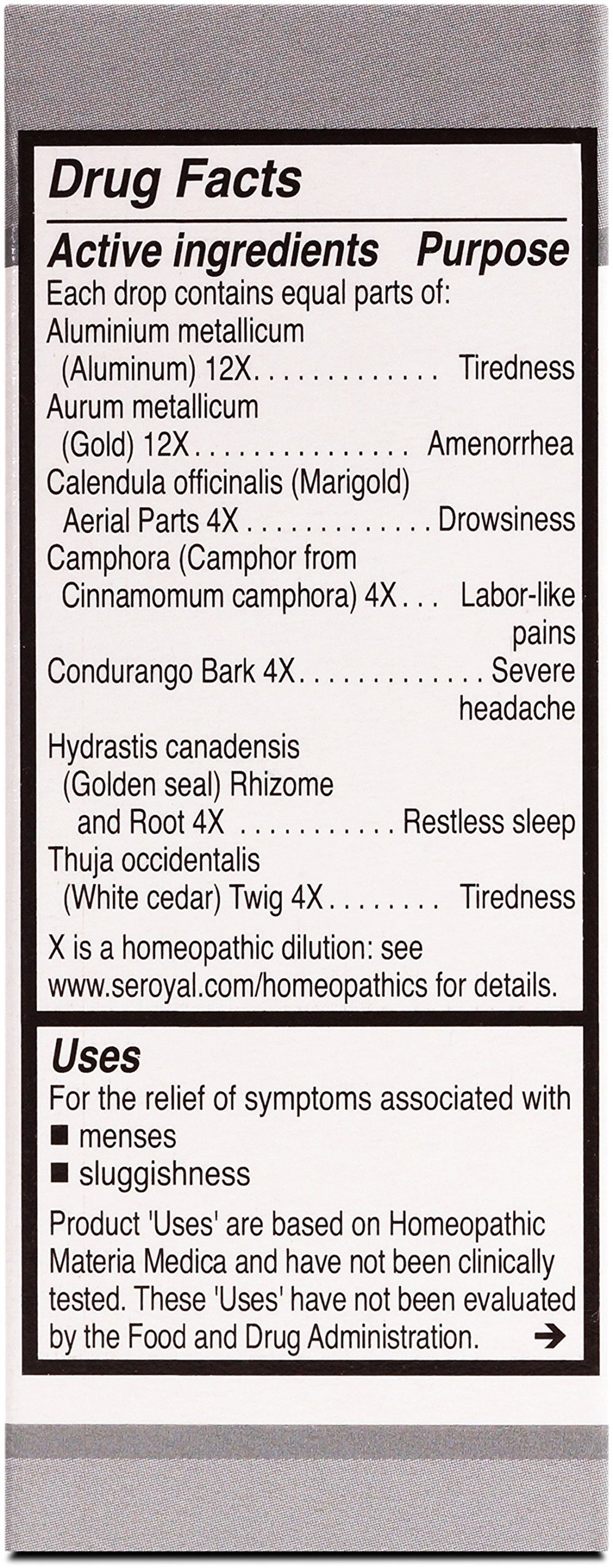 UNDA 21 Numbered Compounds label, biodynamically sourced ingredients for holistic balance