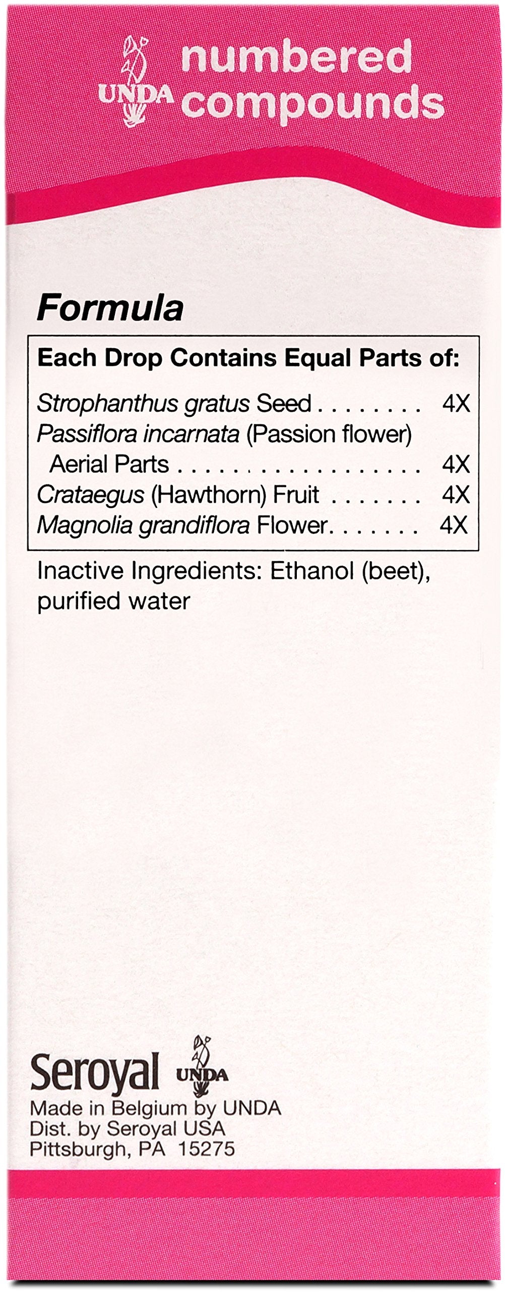 UNDA 248 Numbered Compounds label provides ingredient and usage guidance.