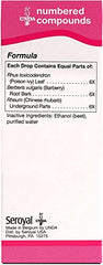 UNDA 600 Numbered Compounds label highlighting ingredients and modalities