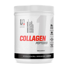 Undefined Nutrition Collagen Peptides unflavored tub for easy daily use and neutral mixing.