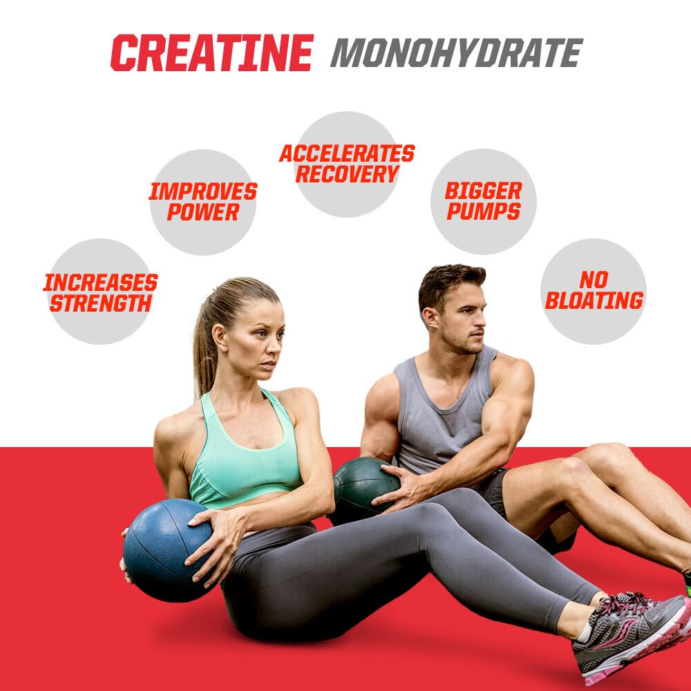 Undefined Nutrition Creatine Monohydrate being poured into a shaker for training