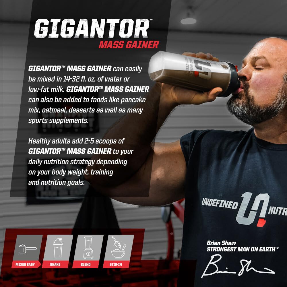 Serving ideas for Gigantor Mass Gainer to enhance meals and shakes.