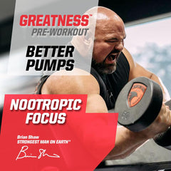 Undefined Nutrition Greatness Pre-Workout beta-alanine close-up suggests endurance support