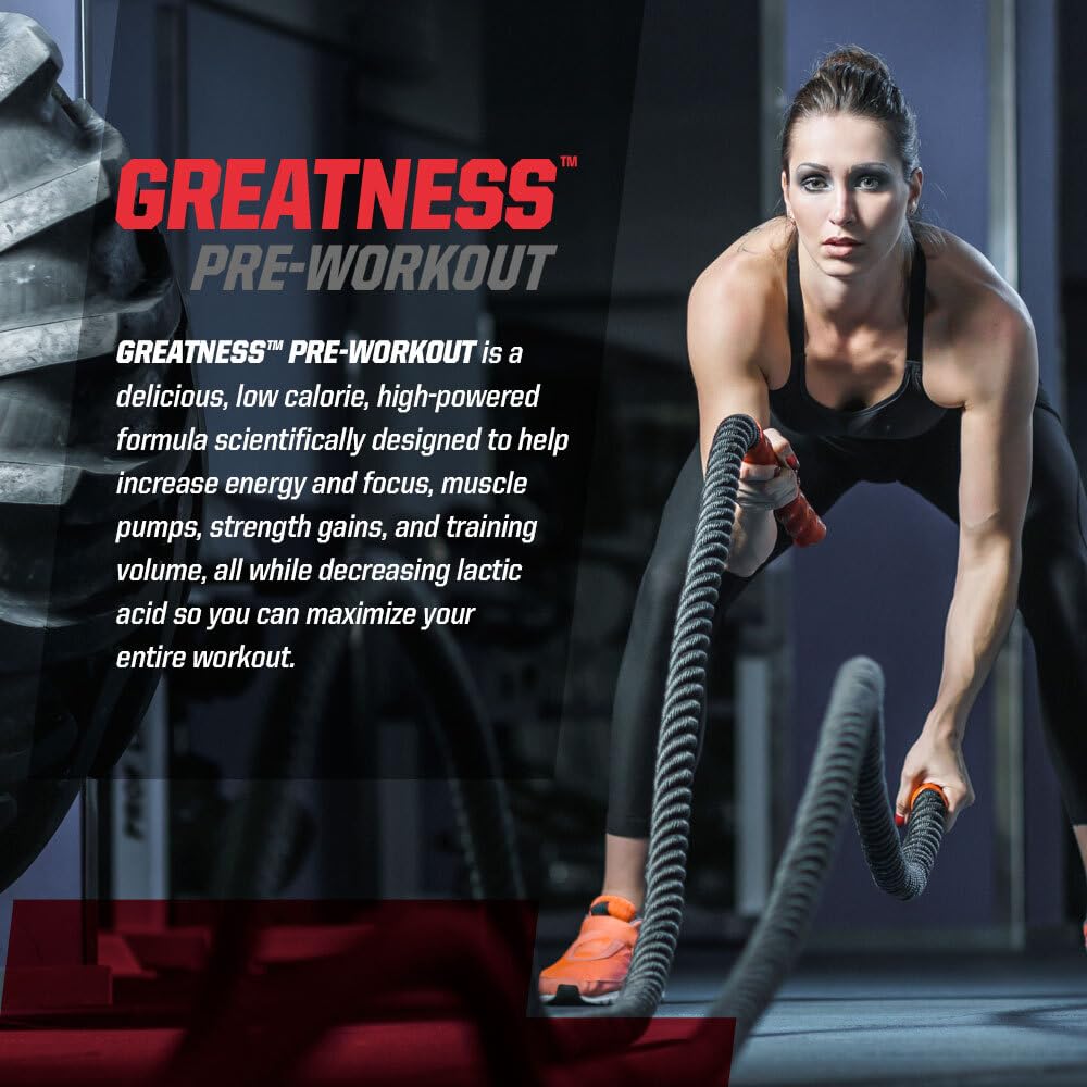 Undefined Nutrition Greatness Pre-Workout citrulline malat close-up emphasizes improved blood flow