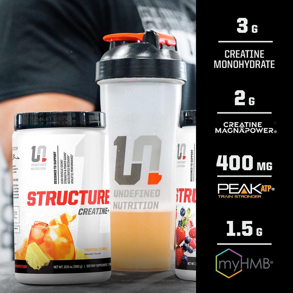 Undefined Nutrition Structure Creatine+ serving scoop for precise pre-workout dosing