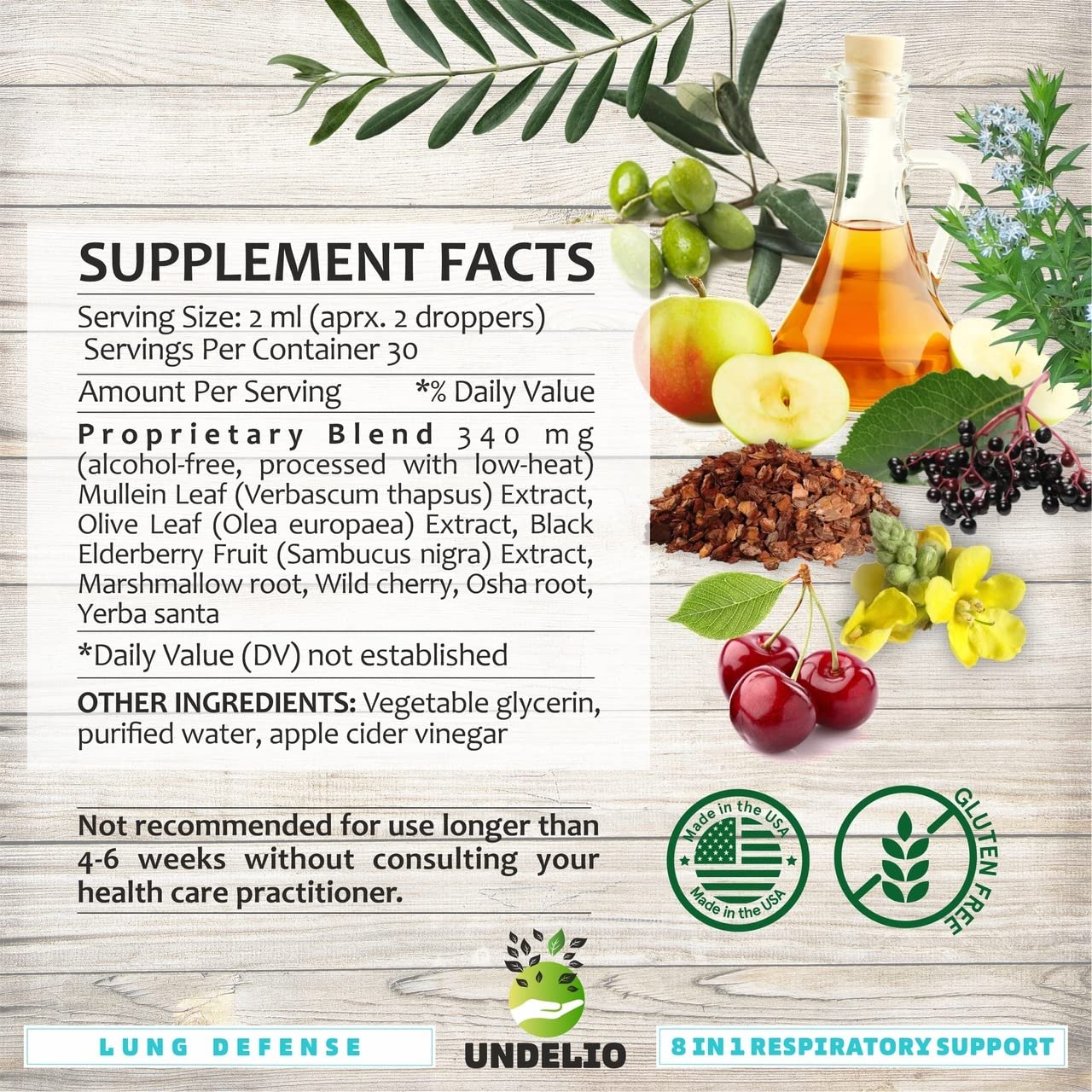 Undelio supports easier daily breathing with herbal blend