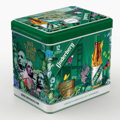 Underberg 2025 Collector Tin front view—display-worthy keepsake for collectors.