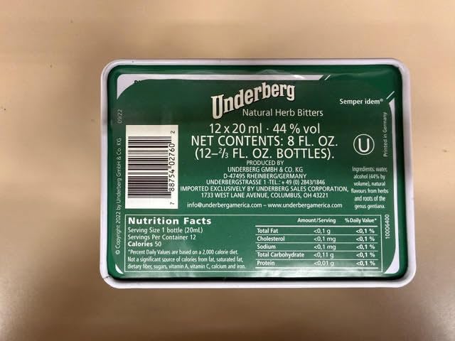 Underberg gift-ready collection packaging ideal for special occasions