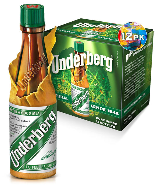 Underberg One House Bar Pack 12 bottles for convenient home entertaining