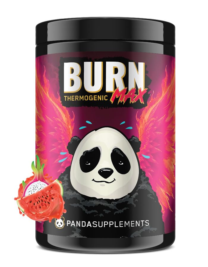 Underground Bio Labs Panda BURN MAX can closeup with bold branding and energy appeal.