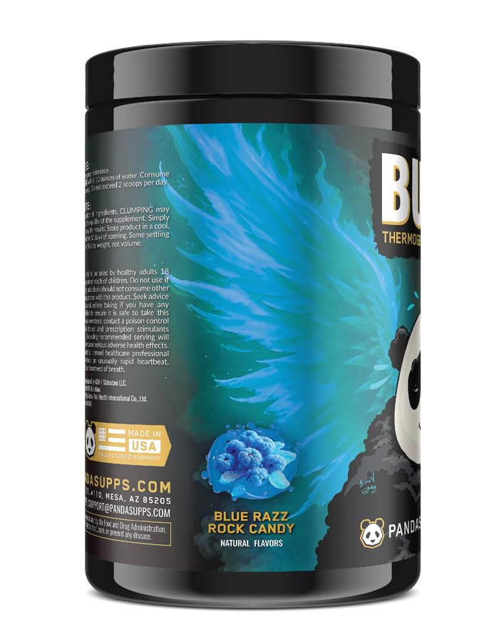 Ingredient list highlights Alpha GPC and MitoBurn for cognitive support and energy expenditure.