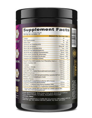 Panda BURN MAX pink lemonade mixed in glass for sustained energy