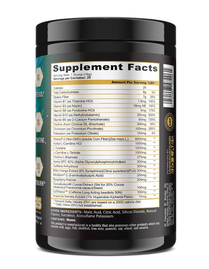 Panda Burn Max powder and scoop ready to mix for a daily pre-workout boost.
