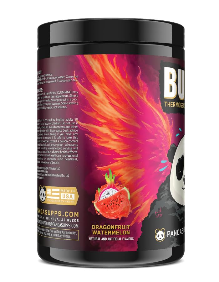 Underground Bio Labs Panda BURN MAX preworkout usage showing quick energy and focus.