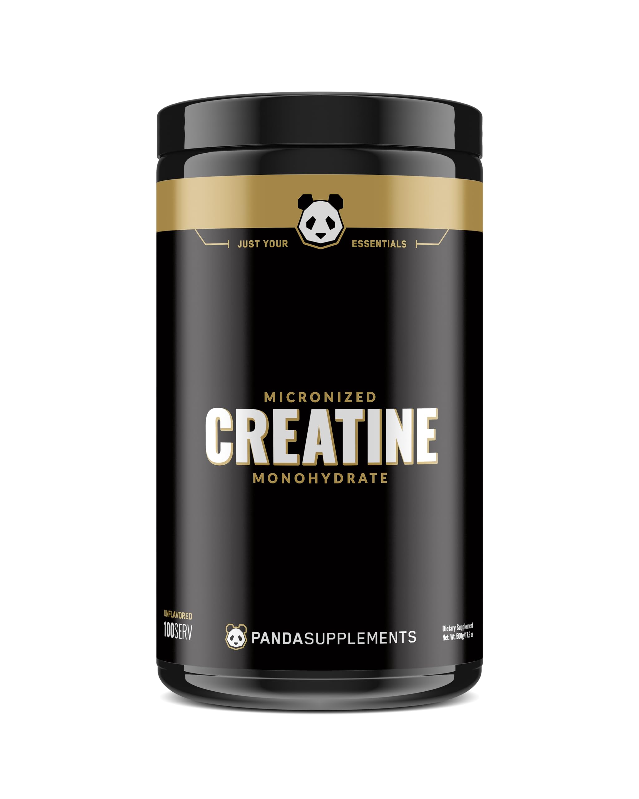 Underground Bio Labs Panda Supps creatine bottle pour boosts workout energy