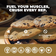 Cookies & Cream flavor Panda Fuel visual emphasizes indulgent taste and protein.